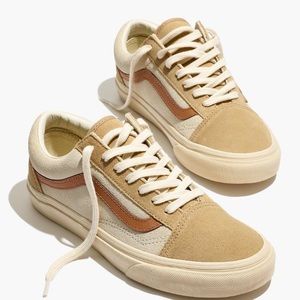 Madewell x Vans old skool in Camel Color block